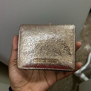 Champagne Michael kors wallet